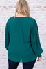 Picture of CURVY GIRL BUBBLE SLEEVE BLOUSE